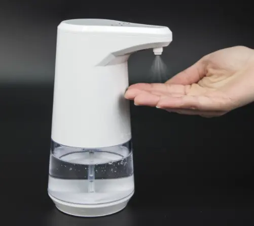 2020 di plastica intelligente touchless alcool disinfettante per le mani automatico del sensore A Infrarossi dispenser di tipo spray con CE ROHS