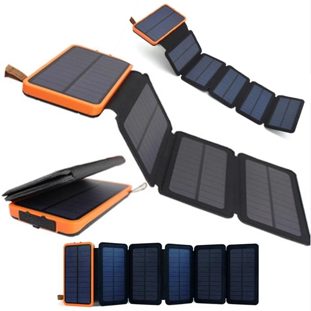 Outdoor Foldable Solar Panels Cell 5V USB Portable Solar Smartphone Battery Charger for Tourism Camping Hiking 20W 30W 10W