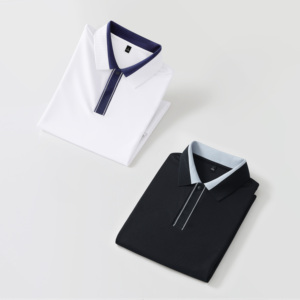 Chemises de golf pour hommes à col marin avec logo personnalisé en gros, tailles US/EU, t-shirts <span class=keywords><strong>sans</strong></span> boutons, vêtements de tennis décontractés, polo d'affaires pour hommes - Product Image 3