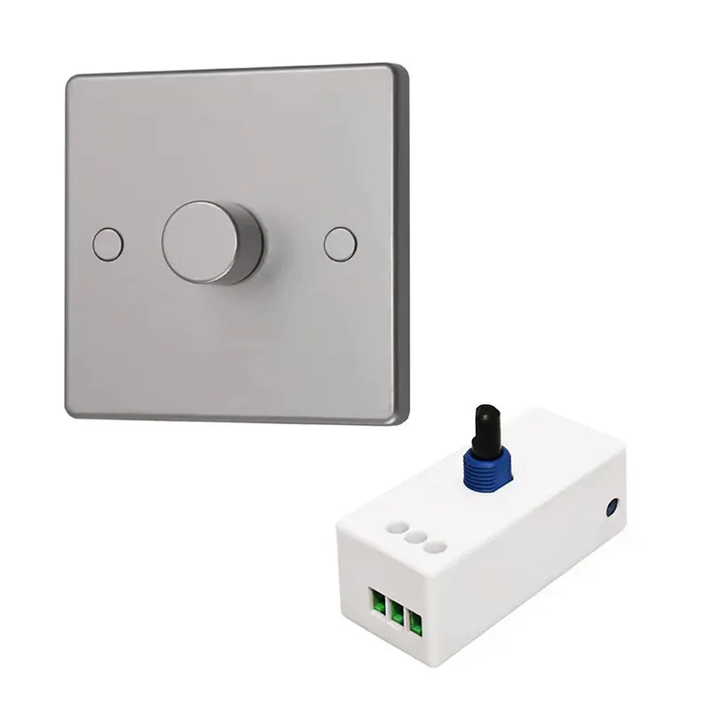 Factory High Quality 3 Color Selection Rotary Control Button UK/RV Dimmer Switch Silky Dimming CE RoHS REACH Certified