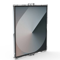 Funda Magnética Transparente Ultra Clara para Samsung Z Fold 7, Material PC TPU, Protección Antigolpes en las Cuatro Esquinas