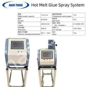 Applicateur de colle thermofusible électrique automatique, pompe à colle, longue durée de vie, sac en papier, caisse en bois, machine d'emballage en carton - Product Image 2