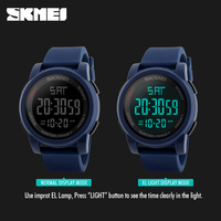 Reloj Deportivo SKMEI 1257 de Alta Calidad con Pantalla Digital, Multifuncional, Resistente al Agua 5BAR, Correa de Silicona para Hombre