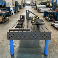 Table de soudage CNC 3D directe d'usine 1000x800x200mm |   Plateforme modulaire en acier avec échelle laser pour l'entretien en atelier