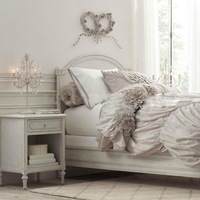Lampe de chevet rétro de style français RH avec abat-jour blanc pour chambres à coucher, salons, salles à manger, chambres d'hôtes, hôtels et magasins de vêtements