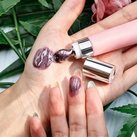 Huile à lèvres repulpante hydratante végane à marque privée avec teinte pigmentée, emballage tube souple pour OEM/ODM