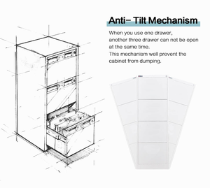 hot selling vertical filing home office <b>file</b> cabinet for wholesales - Product Image 4