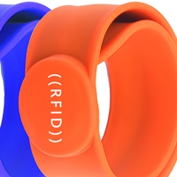 Bracelet en silicone NFC RFID pour enfants et adultes, impression sérigraphique électronique, en solde