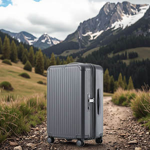 Ampio bagaglio <span class=keywords><strong>valigia</strong></span> PC Hardshell YKK cerniera telaio bagaglio di medie <span class=keywords><strong>dimensioni</strong></span> con Spinner ruote e separazione a secco bagnato - Product Image 1