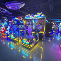 Fabricant de machines de jeux d'arcade à monnayeur, simulateur de vol et de course automobile, prise en charge de l'anglais, 2 joueurs