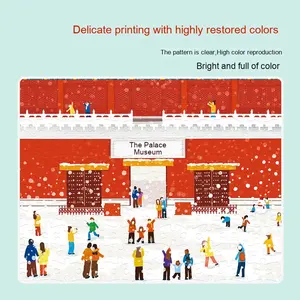 Rompecabezas de Plástico Educativo de Alta Dificultad, 1092 Piezas, Juguete de Regalo DIY para Niños de 5 a 7 Años, Alivio del Estrés, Paisaje HX - Product Image 2