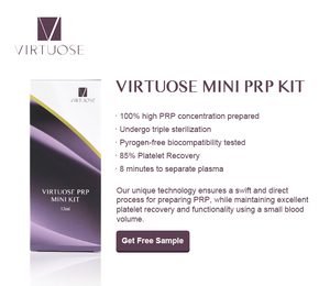 Trombositten Zengin Plazma (TZP) Kiti Işınlama Sterilizasyonu Dezenfekte Edilmiş 12ml Jel İçeren TZP Kiti - Product Image 2