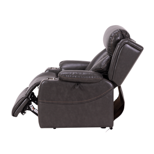 Fauteuil inclinable médical extensible en tissu, canapé électrique moderne pour salon, soins aux personnes âgées, avec télécommande - Product Image 3