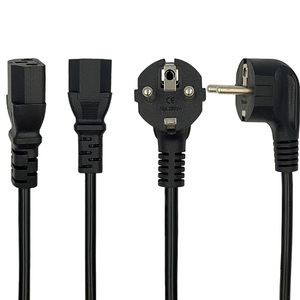 VDE Certified 3 Pin Plug EU Power Supply Cord For Home Appliance Rated 16A Male CEE Female IEC End Types For Computer Laptops - Product Image 6