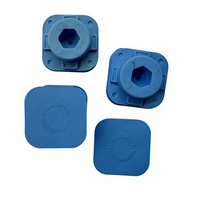 Coussinets d'isolation vibratoire pour sous-plancher, coussinets hautement résilient pour sols sportifs en bois, systèmes de terrains de basketball