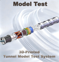 Système de test de modèle de tunnel imprimé en 3D, appareil géotechnique de haute précision pour la simulation des infiltrations et des problèmes de drainage dans les excavations de tunnels