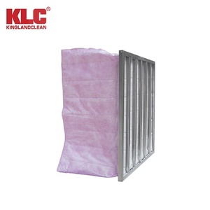 Lọc không khí hiệu quả trung bình merv11 merv13 merv14 12x24x22 "<span class=keywords><strong>AHU</strong></span> túi lọc - Product Image 2