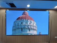 P1.86 Layar LED Tetap Dalam Ruangan Ultra Tipis dengan Pitch Piksel Halus, Resolusi Tinggi, Dinding Video Berwarna Penuh untuk Signage Iklan Digital