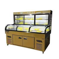 Échelle à trois températures en acier inoxydable pour restaurant commercial de 2m Commande de réfrigérateur pour barbecue Affichage ouvert à trois commandes