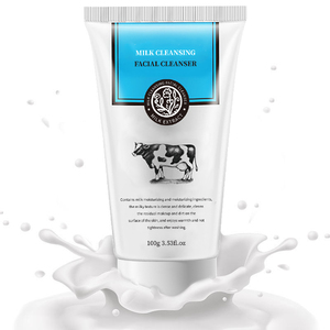 Venta caliente Limpiadores suaves Poros Leche Espuma Limpieza facial Limpiadores faciales Lavado de cara - Product Image 6