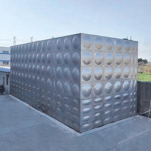 Réservoir de stockage de liquide portable en acier inoxydable, réservoir d'eau en panneaux d'acier inoxydable soudés 304/316. - Product Image 2