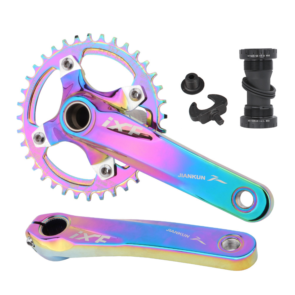 170mm Lightweight Aluminum Alloy MTB Crankset & Bottom
