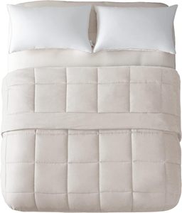 Couette en duvet synthétique personnalisée, douce et de qualité supérieure, 250 GSM, taille Queen et King, toutes saisons, pour hôtels (vente en gros) - Product Image 1