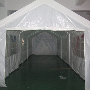 Abri de voiture mobile de tente en acier préfabriqué multifonctionnel de haute qualité avec système d'arc pour les fêtes en plein air et le montage de la voiture - Product Image 1