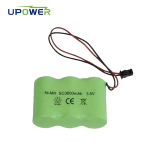 Uli <span class=keywords><strong>NiMH</strong></span> Sub <span class=keywords><strong>C</strong></span> 3s1p <span class=keywords><strong>3.6V</strong></span> 3600mAh Ni-MH pin <span class=keywords><strong>c</strong></span>ó thể sạ<span class=keywords><strong>c</strong></span> lại SC di động với <span class=keywords><strong>c</strong></span>áp kết nối cho đồ chơi bé màn hình - Product Image 2