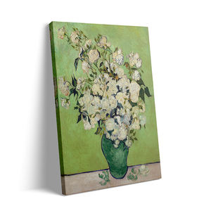 Venta al por mayor decoración del hogar lienzo pintura al óleo Mural Art Deco madera Van Gogh <span class=keywords><strong>girasol</strong></span> Naturaleza muerta flor impresión diseño colgante - Product Image 4
