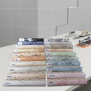 Profilé d'angle en L à bords arrondis <span class=keywords><strong>le</strong></span> plus vendu, protection d'angle murale en plastique, bande de protection d'angle en plastique - Product Image 1