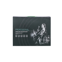 Système de microphones sans fil UHF professionnels LG-780DSP double avec puce DSP anti-retour et écho pour scène, karaoké et soirées