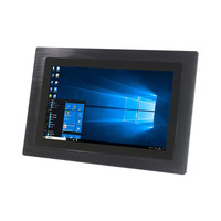Écran tactile industriel 10 pouces, ordinateur tout-en-un avec système Barebone X86 6xRs232 POE 9-36V