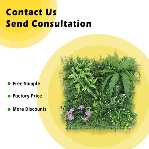 P174 Tropisches Synthetisches Gras Buchsbaumhecken Zaun Garten Kulisse Kunstgrasswand für Außen Indoor Heim Garten Dekor - Product Image 2