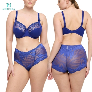 Morcoda 2025 Thiết Kế Mới Ren Quần Lót Trong Suốt Chất Lượng Tốt Giá Rẻ Hollow Rắn Kết Hợp Màu Sắc Mềm Mại Phong Cách Phụ Nữ Thoáng Khí Đồ Lót - Product Image 2