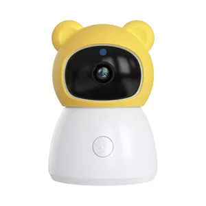 Kamera monitor bayi wi-fi 2k 5 inci, ponsel dan monitor bayi baru mendukung ponsel