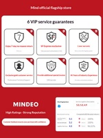 Terminal portable Mindeo PDA, collecteur de données, pistolet de numérisation MS8189 noir, garantie 1 an, SDK inclus pour l'inventaire d'entrepôt