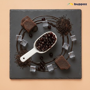 น้ำตาลน้ำตาลฟองนมชาลูก Boba - Product Image 5