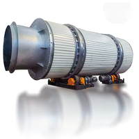 Sécheur à trois cylindres pour cendres volantes 15t/h – Ligne de production industrielle de séchage environnemental haute capacité