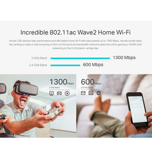 TP-LINK TL-WDR7666 AC1900 Gigabit Wi-fi <span class=keywords><strong>Router</strong></span> dual-band 2.4G + 5g 600m + 1300Mbps chế độ điểm truy cập để sử dụng nhà - Product Image 4