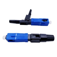 Factory Price ZAWEDA CT001 LC Simplex Fiber Optic Adapter Single Mode FTTH Optical Fiber Connector Coupler