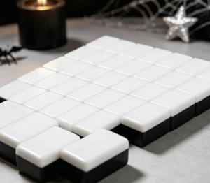 Luxury Halloween American Mahjong Tiles Set 160 Piece 2 Layer Plastic Engraved <strong>Hocus</strong> <strong>Pocus</strong> Design Portable Entertainment <strong>Game</strong> - Product Image 3