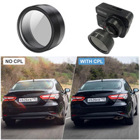 DVR de voiture 4K CPL + 1080P Caméra arrière GPS intégré Wifi Enregistreur de conduite de véhicule Auto Dash Cam Super Capacitor Dashcam ZD47 + CPL
