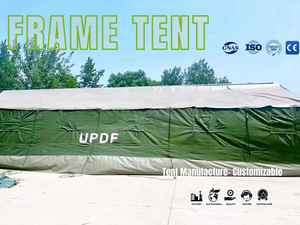 Heavy Duty 10x10 Steel <b>Frame</b> Canvas Wall Tent with 100 Seater Four-Season Double Layer One Bedroom for Sale in South Africa - Product Image 4