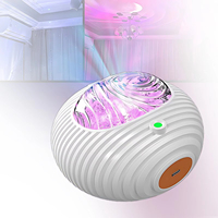 Projecteur de soucoupe volante Tsinye avec aurore et projecteur de veilleuse lune ciel étoilé en spirale avec minuterie et bruit blanc