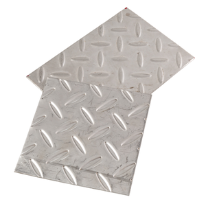 Plaque en acier inoxydable en alliage d'aluminium gaufré feuille d'acier inoxydable en relief à carreaux de diamant plaque antidérapante - Product Image 3