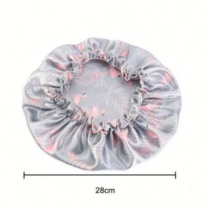 Gorro de Dormir Elástico Ajustable para Adultos, Estilo Satinado, Unisex, con Diseño Floral - Product Image 6
