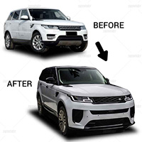 Kit carrosserie pour Range Rover Sport 2014-2018, version SV 2023, garde-boue avant, calandre, pare-chocs, lifting