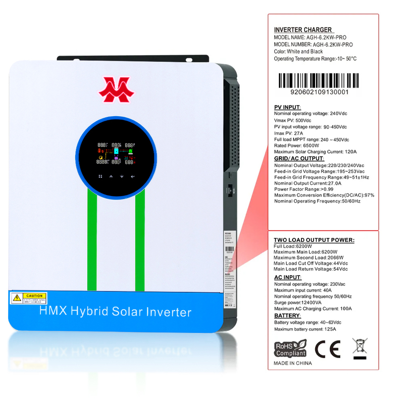 Single Phase 48V 6 2KW 6200W
