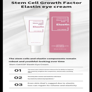 Crème pour les yeux STEM CELL EGF ELASTIN - Crème pour les yeux raffermissante et réparatrice pour les rides sous les yeux, les cernes et l'élasticité de la peau - Product Image 4